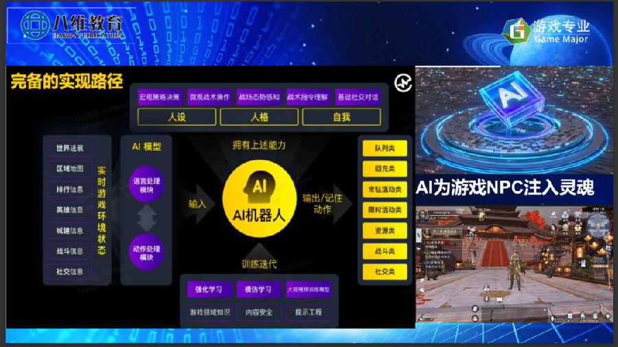 北京八维学校游戏专业