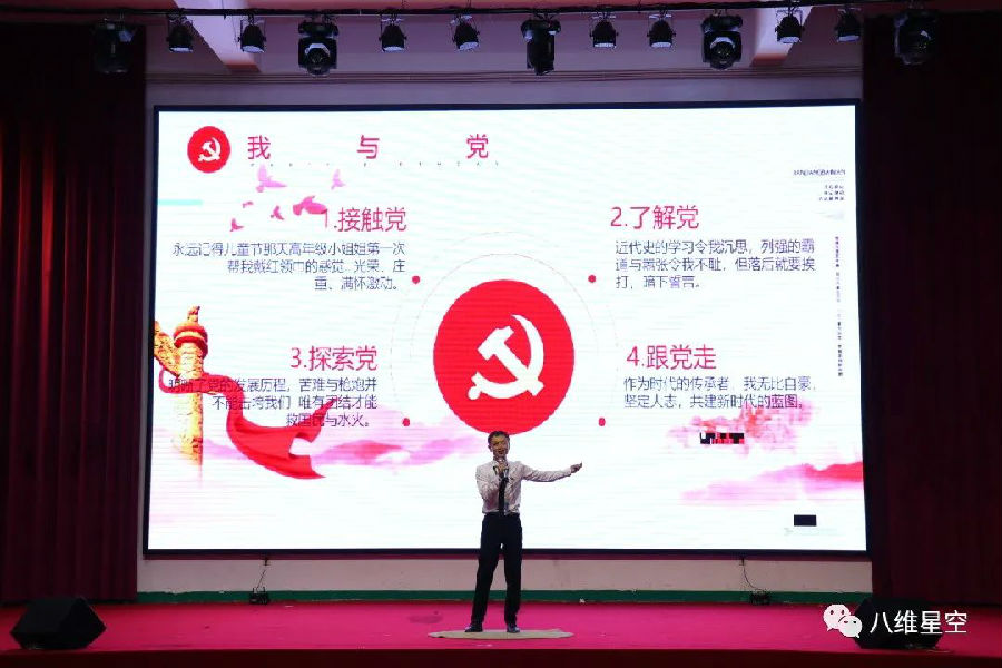 北京八维教育——党在我心中