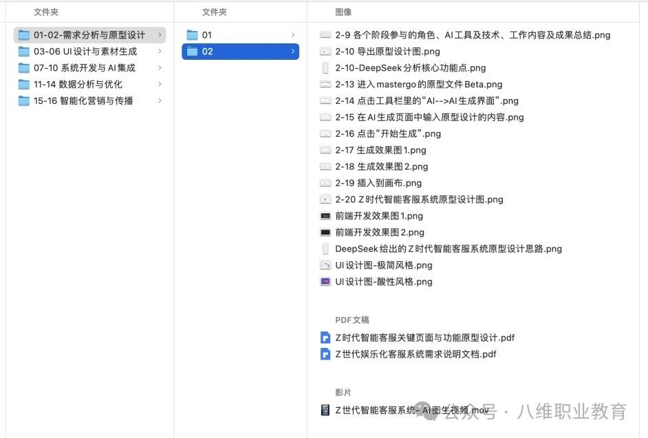 八维教育全专业AI选修课零基础从0-1开发智能客服项目重磅上线