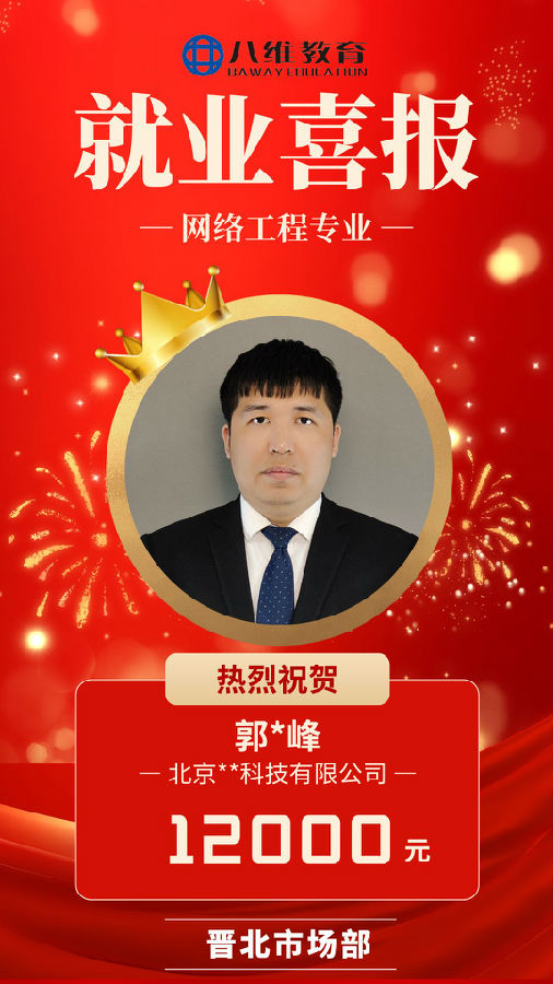 八维职业学校网络工程专业最新喜报来袭