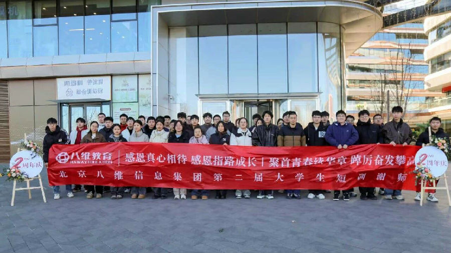 八维教育大学生短训精英班2周年庆感恩谢师会